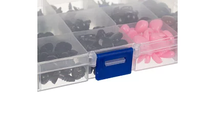 Oczy i nosy dla pluszaków – zestaw 560 sztuk + etui