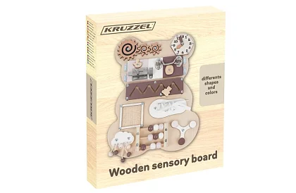 Tablica sensoryczna 10 w 1 – Miś