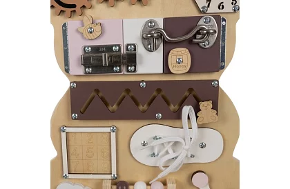 Tablica sensoryczna 10 w 1 – Miś