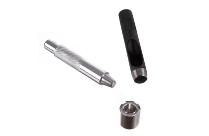 Zestaw 100 sztuk oczek do plandek z nitownicą i dziurkaczem