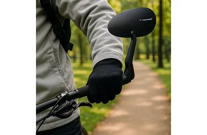 Cyklistyczne lusterko – lekkie i niełamliwe