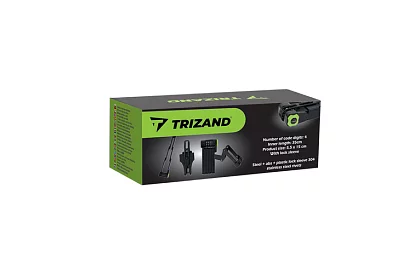 Skladalny zamek kodowy do roweru – TRIZAND