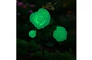 Lampka LED ogrodowa solarna – róża