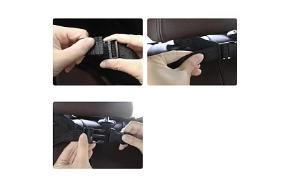 Organizator do bagażnika na plecy fotelików samochodowych