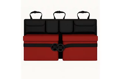 Organizator do bagażnika na plecy fotelików samochodowych