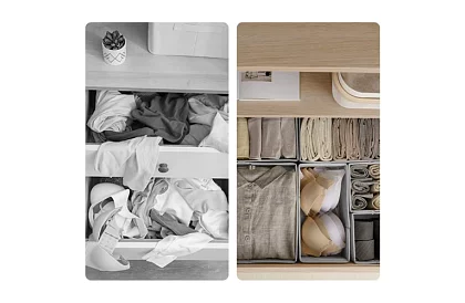 Organizator do szuflad - zestaw 6 sztuk