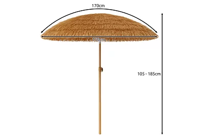 Zewnętrzny hawajski parasol - średnica 150 cm