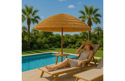 Zewnętrzny hawajski parasol - średnica 150 cm