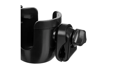 Uchwyt na napoje i telefon do rączki wózka