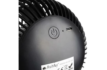 Bezprzewodowy wentylator z klipsem – ładowany przez USB-C 1200 mAh