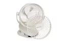 Wentylator bezprzewodowy z klipsem - biały - ładowany przez USB-C 1200 mAh