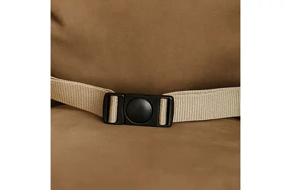 Huśtawka dziecięca wisząca – beżowy aksamit