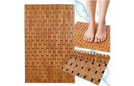 Dywanik łazienkowy z bambusa – 80×50 cm