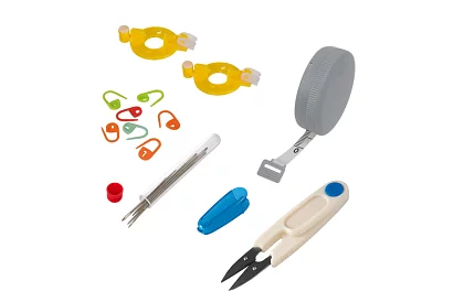 Zestaw do szydełkowania w etui z akcesoriami – 58 części