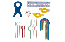 Zestaw do szydełkowania w etui z akcesoriami – 58 części