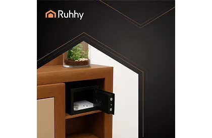 Kombinowany sejf z zamkiem kodowym i kluczem