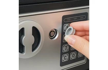 Kombinowany sejf z zamkiem kodowym i kluczem