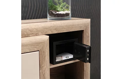 Kombinowany sejf z zamkiem kodowym i kluczem