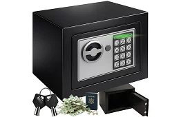 Kombinowany sejf z zamkiem kodowym i kluczem