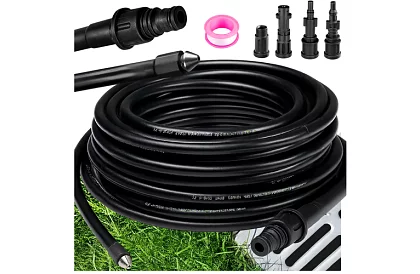 Wąż wysokociśnieniowy do czyszczenia rur i powierzchni – 15 metrów