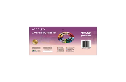 Kolorowe nici do haftu – duży zestaw 150 szt.