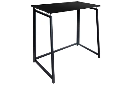 Składany czarny stół – 80 x 75 x 40 cm