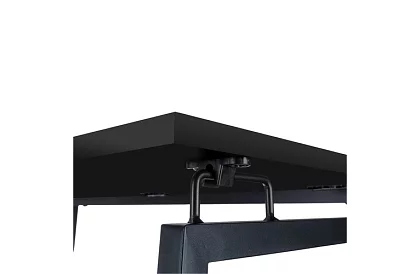 Składany czarny stół – 80 x 75 x 40 cm