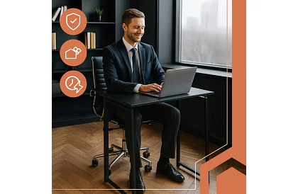 Składany czarny stół – 80 x 75 x 40 cm