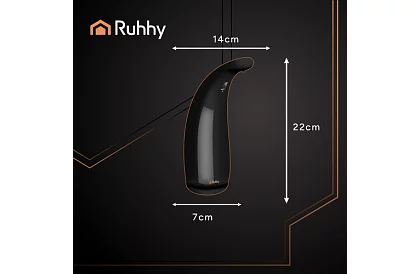 Bezdotykowy dozownik mydła – czarny