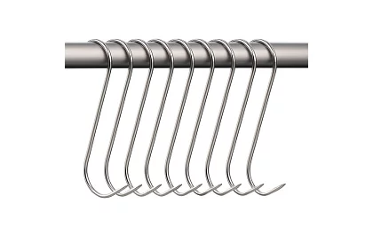 Haki ze stali nierdzewnej do mięsa - 15 sztuk