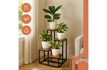 Stojak na kwiaty 69 cm – 4 poziomy