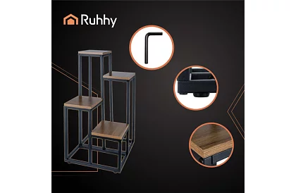 Stojak na kwiaty 69 cm – 4 poziomy