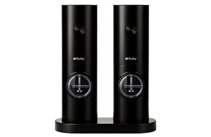 Zestaw elektrycznych młynków z podstawą – 2 sztuki