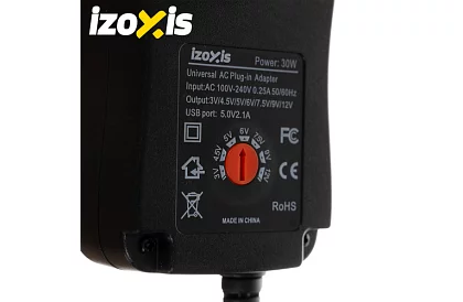 Uniwersalne zasilanie – ładowarka 3–12 V z 6 złączami