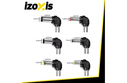 Uniwersalne zasilanie – ładowarka 3–12 V z 6 złączami