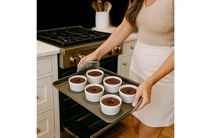 Zapiekane porcelanowe miski RAMEKINY – 6 sztuk w zestawie