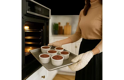 Zapiekane porcelanowe miski RAMEKINY – 6 sztuk w zestawie