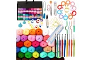 Zestaw do szydełkowania 113 sztuk - Kompletny zestaw do szydełkowania