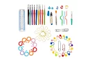 Zestaw do szydełkowania 113 sztuk - Kompletny zestaw do szydełkowania