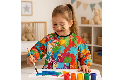 Fartuch malarski dla dzieci w wieku 4–6 lat