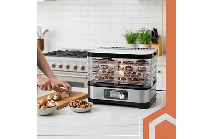 Suszarka do żywności, grzybów i owoców 10 l – 5 pięter + akcesoria