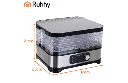 Suszarka do żywności, grzybów i owoców 10 l – 5 pięter + akcesoria