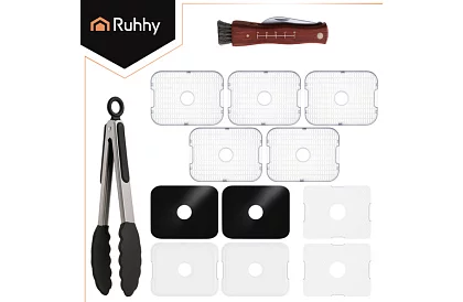 Suszarka do żywności, grzybów i owoców 10 l – 5 pięter + akcesoria