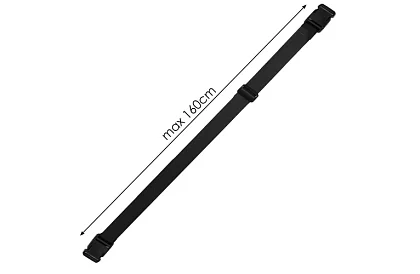 Dziecięcy lekki rowerek biegowy czarny – 12" koła + pasek na ramię