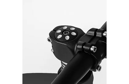 Dziecięcy lekki rowerek biegowy czarny – 12" koła + pasek na ramię