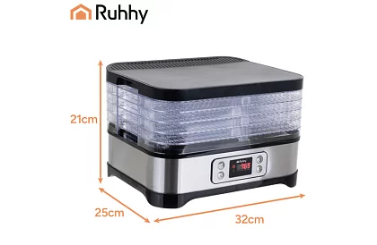 Suszarka do grzybów i owoców 10 litrów – 5 pięter + akcesoria