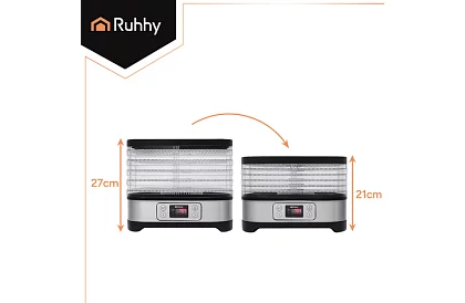 Suszarka do grzybów i owoców 10 litrów – 5 pięter + akcesoria