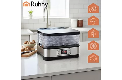 Suszarka do grzybów i owoców 10 litrów – 5 pięter + akcesoria