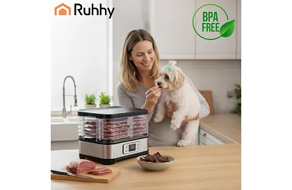 Suszarka do grzybów i owoców 10 litrów – 5 pięter + akcesoria