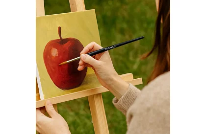 Pędzle artystyczne do malowania – 11 sztuk + stojak